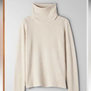 Aritzia Babaton Traverse Long Sleeve Turtleneck - Cream, S